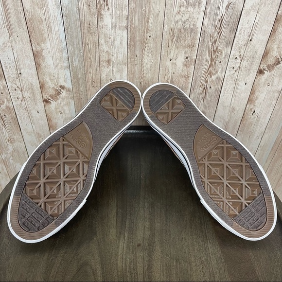 Converse CTAS Hi Particle Beige/Cameo Brown Glitter Sneaker Size 8 Women - Picture 8 of 9